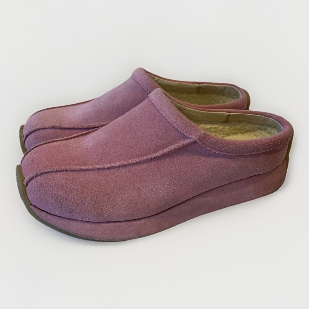RARE STEVE MADDEN Pollen Women Leather Pink Clog Size 9 B